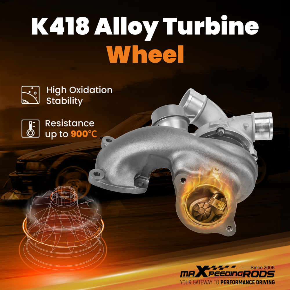 Turbo Turbocharger compatible for Ford Edge 2.0 L EcoBoost 2015 2016 2017 2018 53039880416