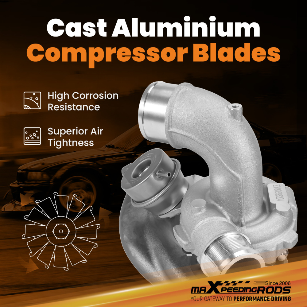 Turbo Turbocharger compatible for Ford Edge 2.0 L EcoBoost 2015 2016 2017 2018 53039880416