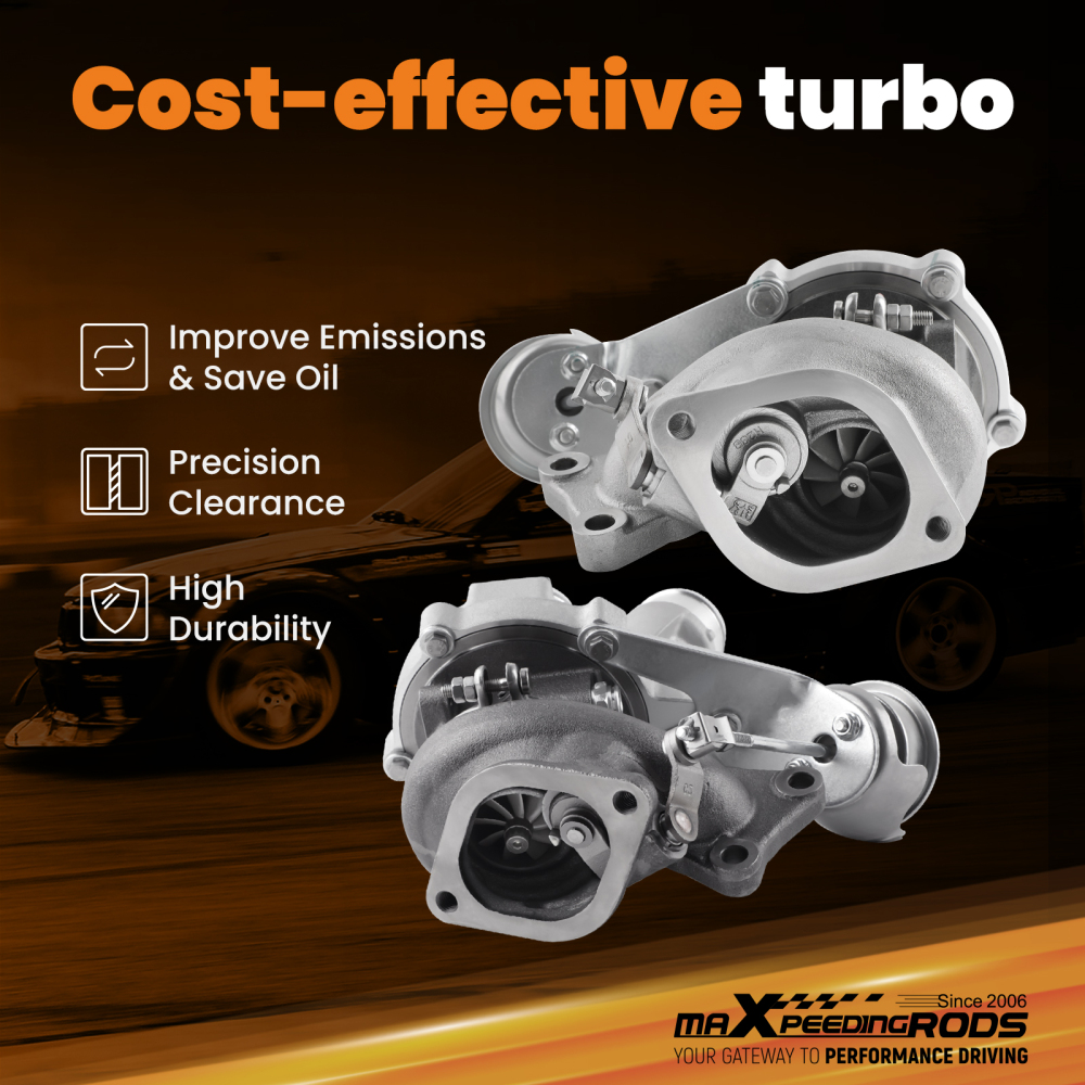 K03 Twin Turbo Turbocharger compatible for Ford 3.5L F150 compatible for Expedition 2013-2016 V6 Pickup