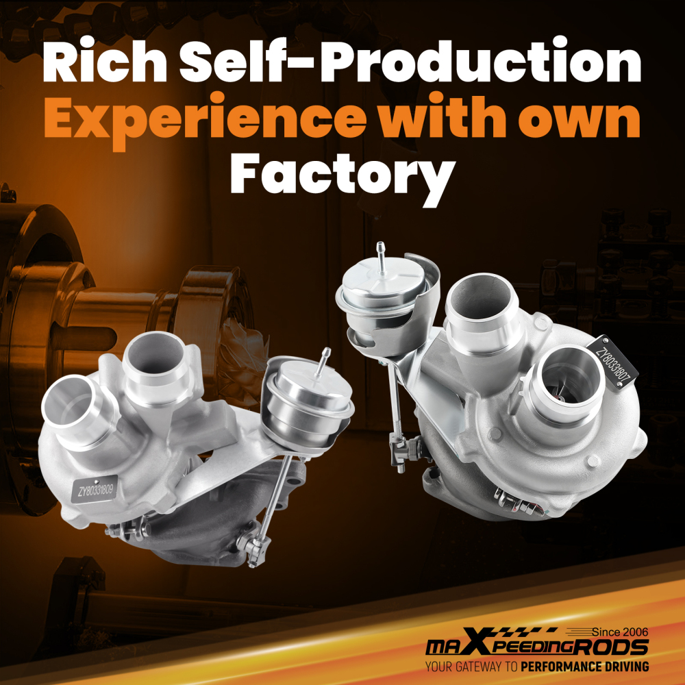 K03 Twin Turbo Turbocharger compatible for Ford 3.5L F150 compatible for Expedition 2013-2016 V6 Pickup