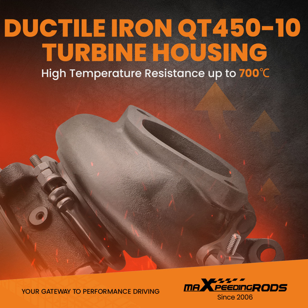 Right Turbo Turbocharger compatible for Ford F150 F-150 Ecoboost 3.5 2013-2016 Gas K03 0470