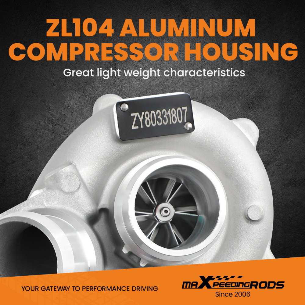 Right Turbo Turbocharger compatible for Ford F150 F-150 Ecoboost 3.5 2013-2016 Gas K03 0470