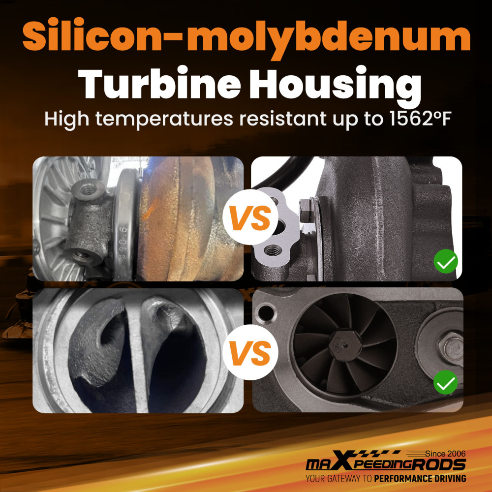 K0422 582 583 Billet Turbo Turbocharger compatible for Mazda CX-7 2.3L 53047109904