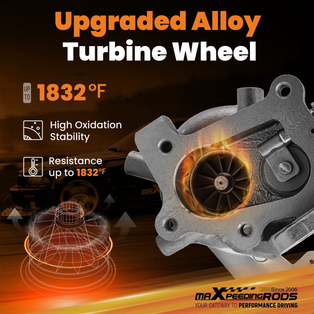 K0422 582 583 Billet Turbo Turbocharger compatible for Mazda CX-7 2.3L 53047109904