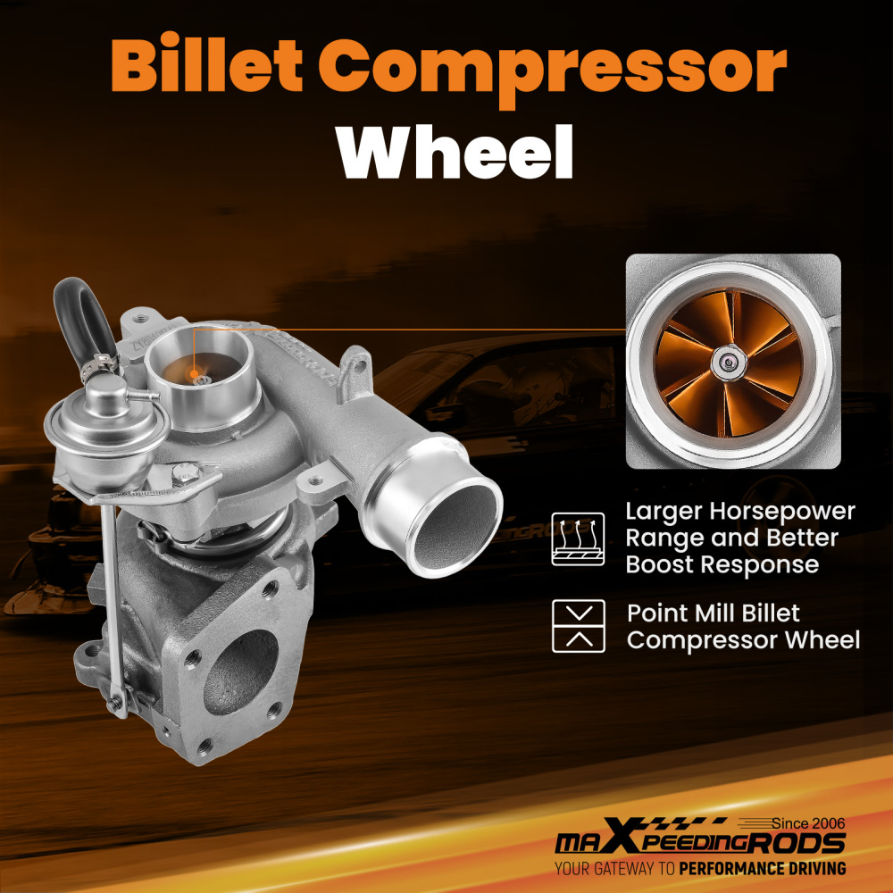 K0422 582 583 Billet Turbo Turbocharger compatible for Mazda CX-7 2.3L 53047109904