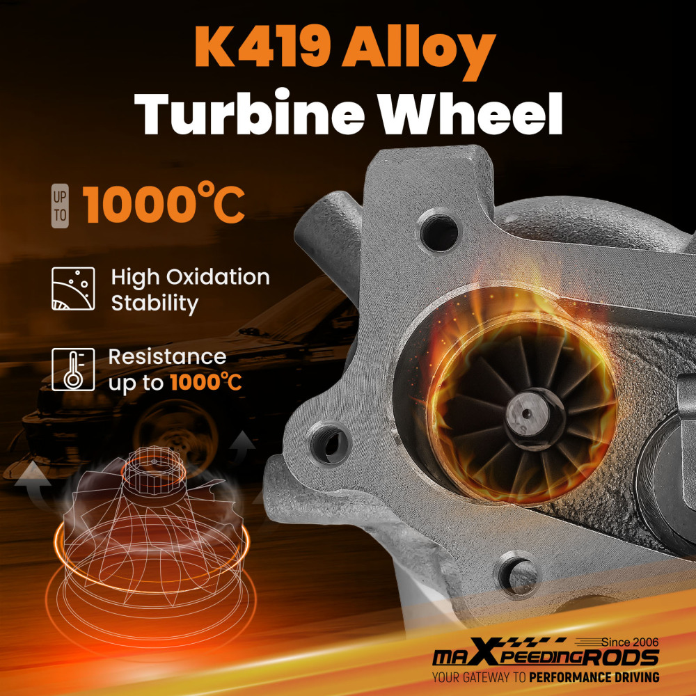 K0422-582 TURBO TURBINA compatibile per MAZDA CX-7 2.3L 2.3L 53047109904 53047109907 BILLET