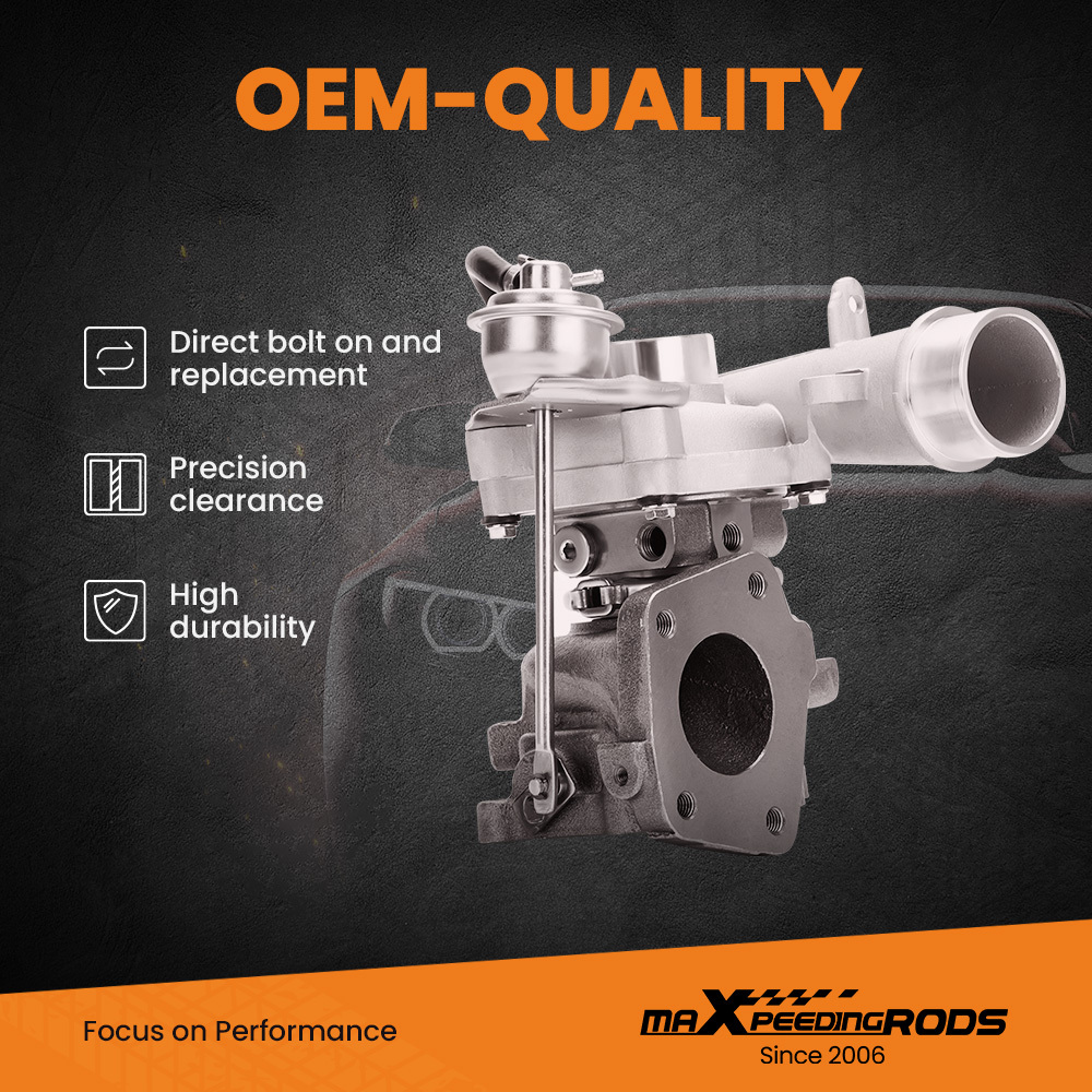 Turbocharger Compatible for Mazda CX7 CX-7 2.3L K0422-582 K04 2006-2014 New Direct Replacement Turbocharger