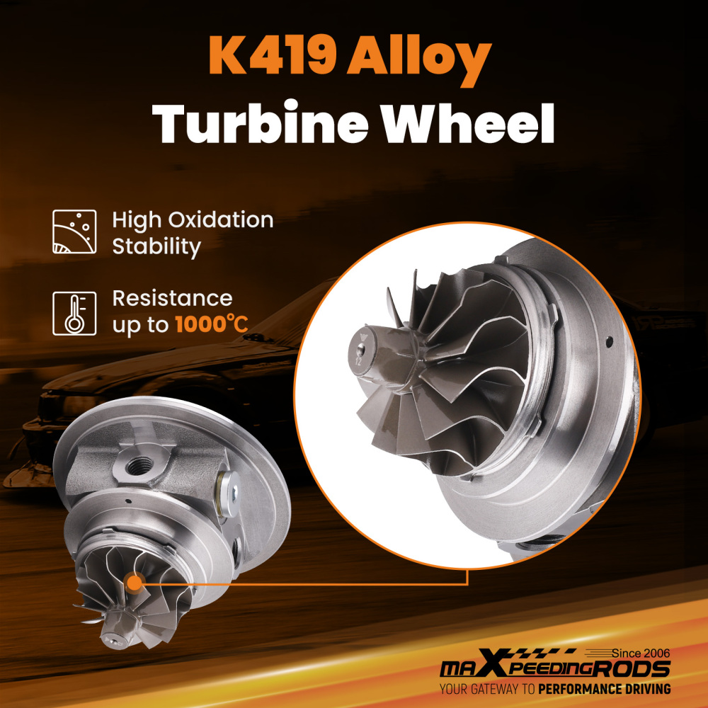 Billet Turbo CHRA Cartridge compatibile per VW Scirocco 2.0 R TSI CDLA 1984ccm 53049700064