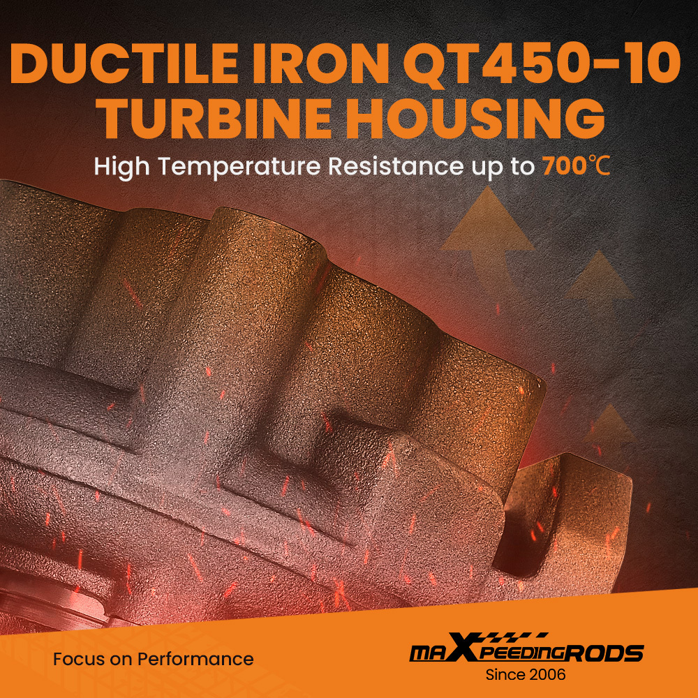 Turbocharger Compatible for Volkswagen T4 Transporter 2.5L TDI65 KW 88PS Engine AJT/AYY 1998-03