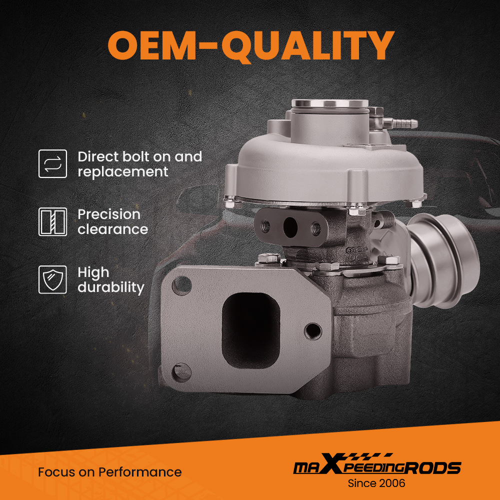 Turbocharger Compatible for Volkswagen T4 Transporter 2.5L TDI65 KW 88PS Engine AJT/AYY 1998-03