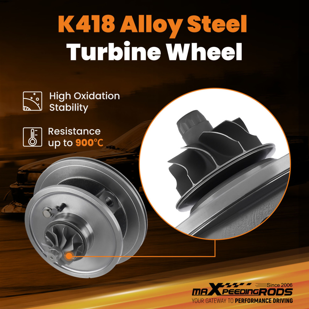 Turbocharger CHRA compatible for Nissan Renault Megane III compatible for Mercedes W205 1.6 dCi 130HP