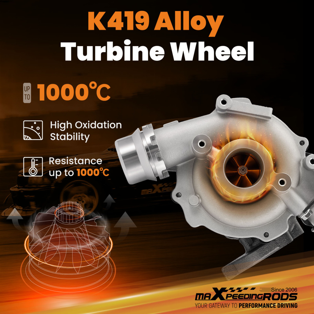 Billet Turbo compatible for Nissan Cube Juke Qashqai 1.5 dCi 110 BHP, 81 kW6070900280