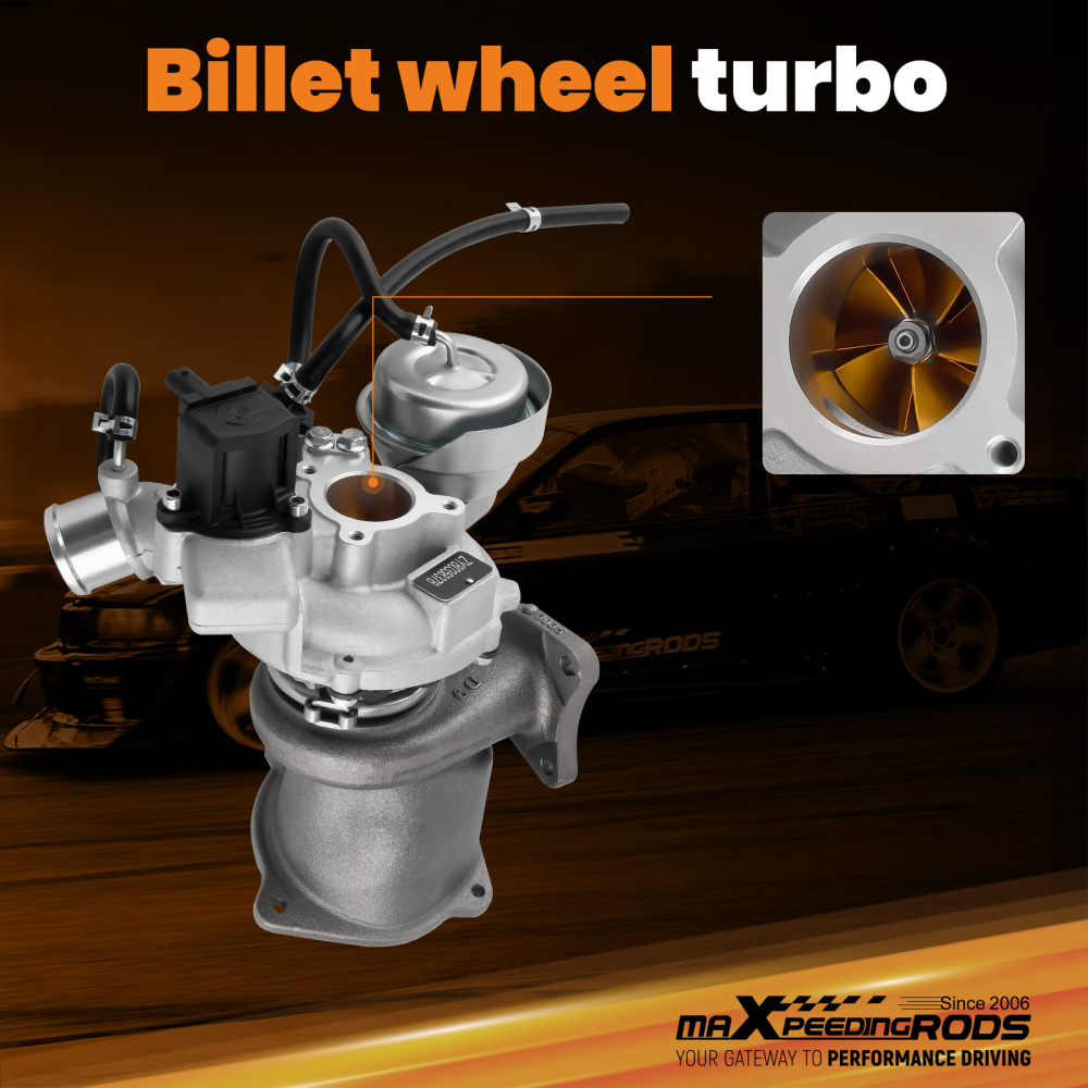 KP39 Billet Turbo Turbocharger compatible for Ford Fusion L4 1.6L 2013-2014 compatible for Fiesta 14-2019