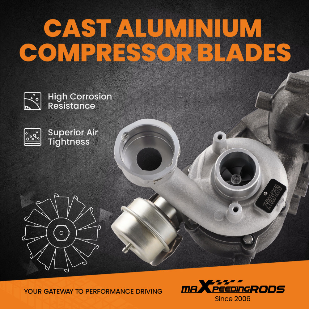 Turbo compatible for Audi A3 compatible for Skoda Superb compatible for Seat 1.9 TDI 54399700019 for GT1646V turbocharger