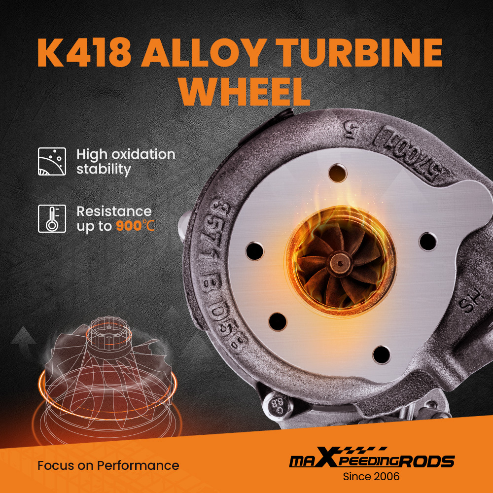 Turbocompresor compatible para Renault 1.5 DCI Clio Megane Modo Scenic Kangoo laguna k9k EURO-4