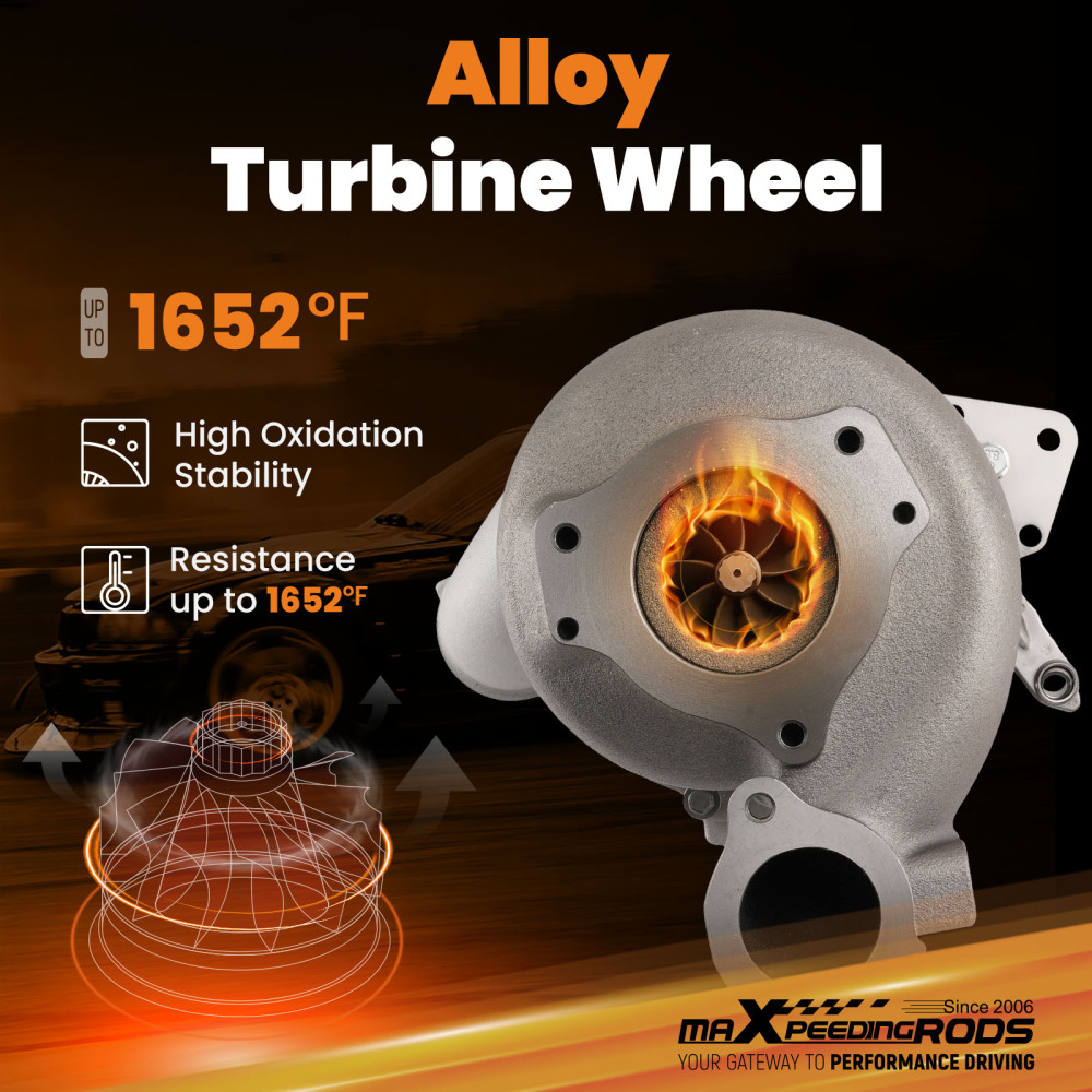 Turbo Turbocharger compatible for Mercedes-Benz Jeep Grand Cherokee WH 3.0L V6 OM642 757608