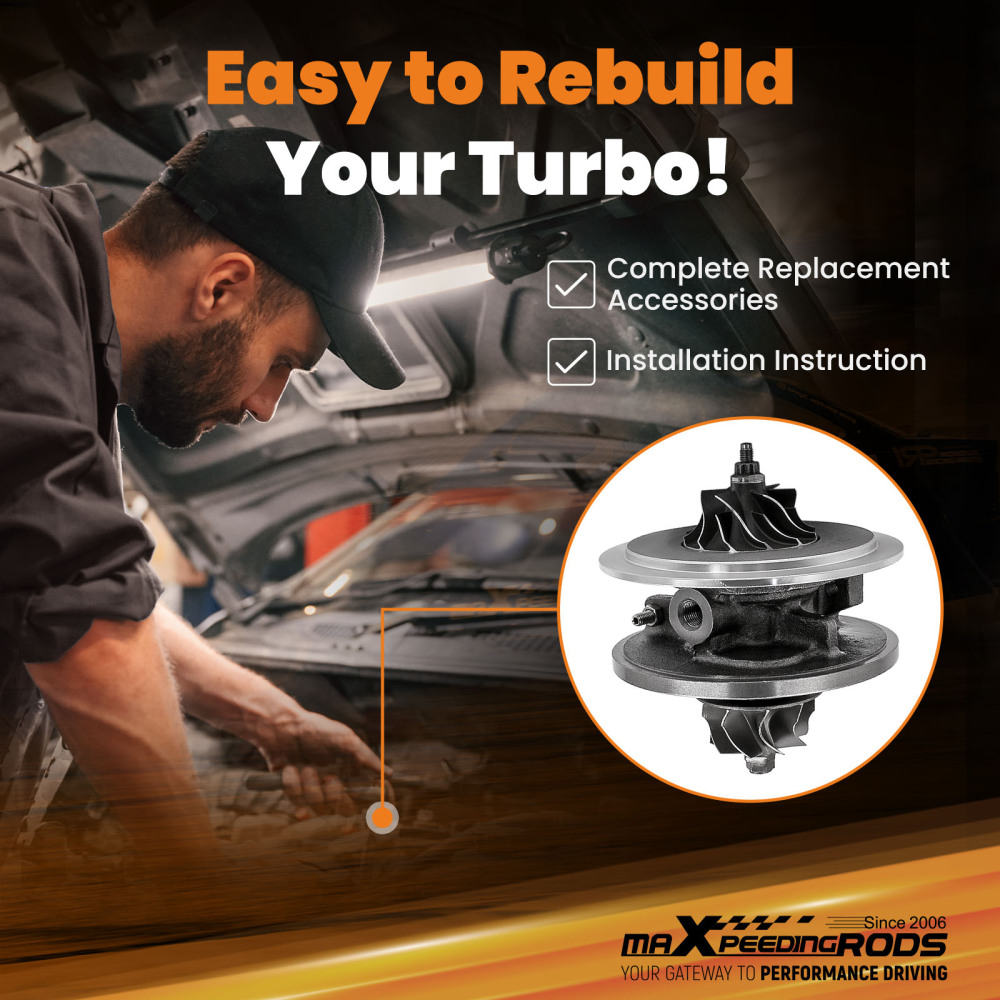 Turbo Catridge compatible for Renault Laguna I II 1.9L F9Q 1997-2005 GTA1749V Replacement