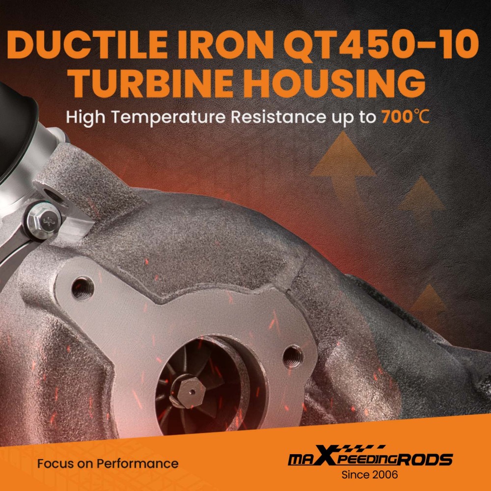 Turbocompresseur 1.9 TDI compatible pour Audi, Seat, Skoda, Ford, Volkswagen, 90 - 115 BHP /