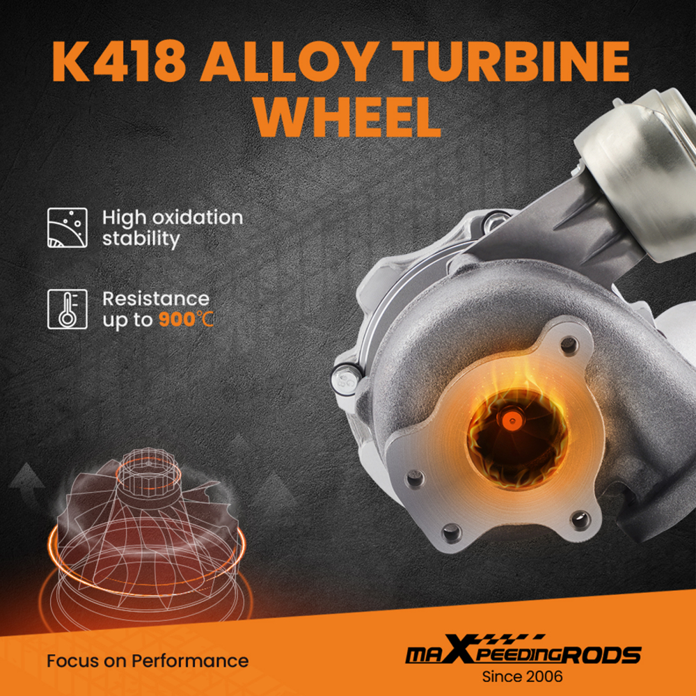 Turbo Turbocharger compatible for Renault Avantime Espace Laguna Vel Satis 2.2 for GT18 GT1852V