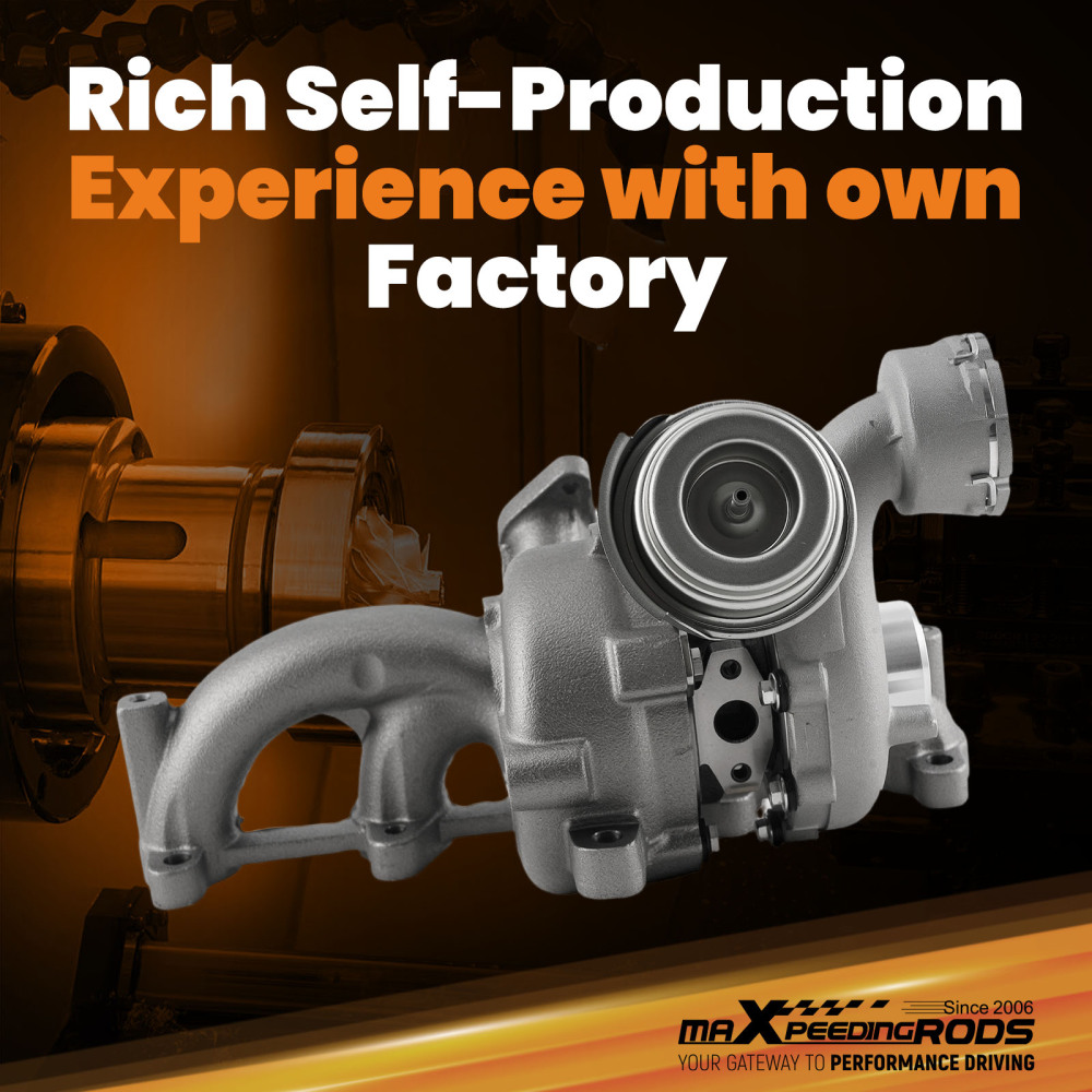 721021-5006S Turbina Turbocompressore compatibile per Audi Seat VW 1.9TDI ARL 110 KW 150 CV