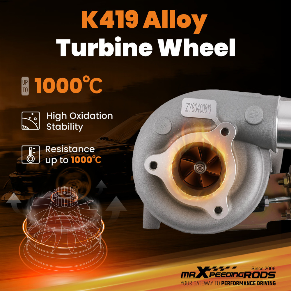 Billet Turbo Turbocharger compatible for Nissan Patrol DI 3.0L ZD30DDTI GT2052V 14411-2X900