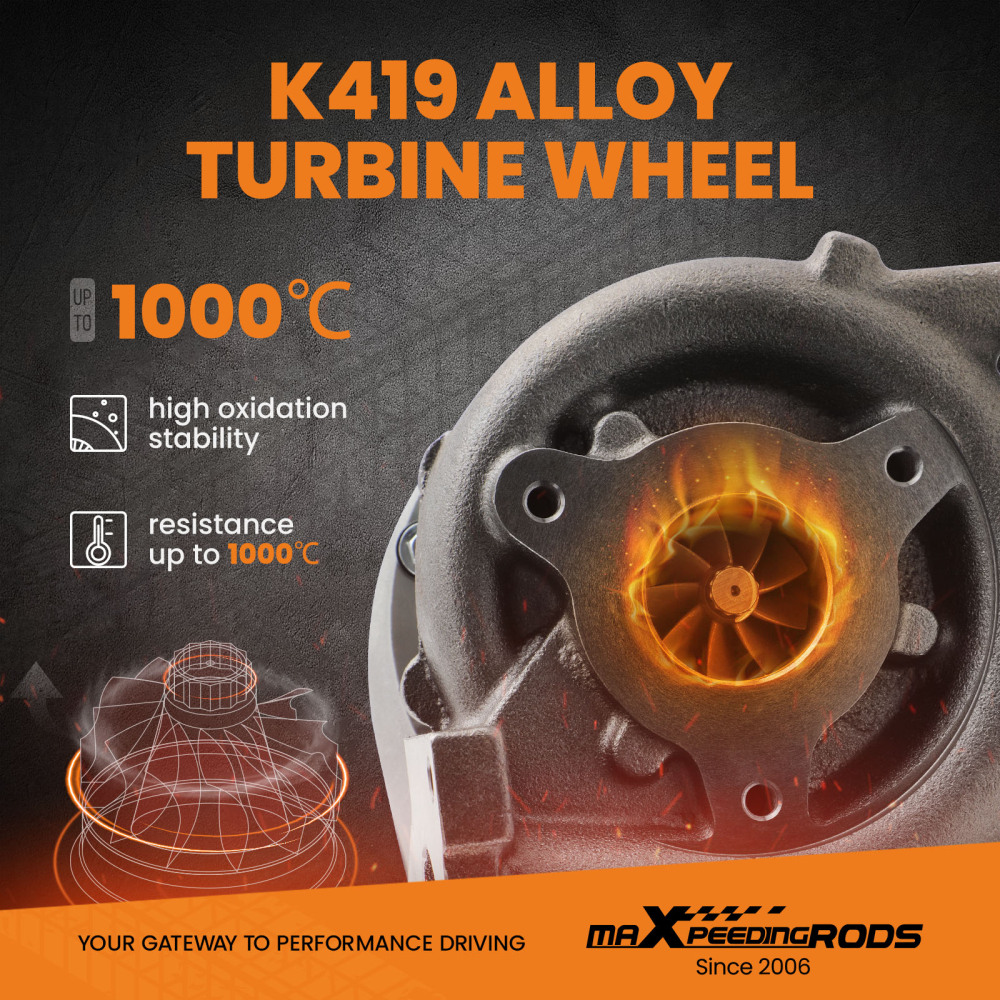 Billet Turbo Turbocharger compatible for Nissan Patrol DI 3.0L ZD30DDTI GT2052V 14411-2X900