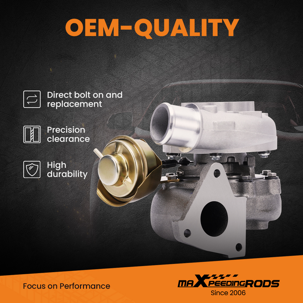 Compatible for Nissan Mistral compatible for Patrol Safari Terrano 3.0L Oil Cooled for GT2052V 724639 Turbo Turbocharger 