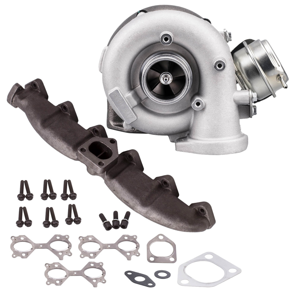 Turbo w/ Exhaust Manifold compatible for Bmw 530 D E60 E61 730 D E65 3.0L 218 BHP 2007-2010