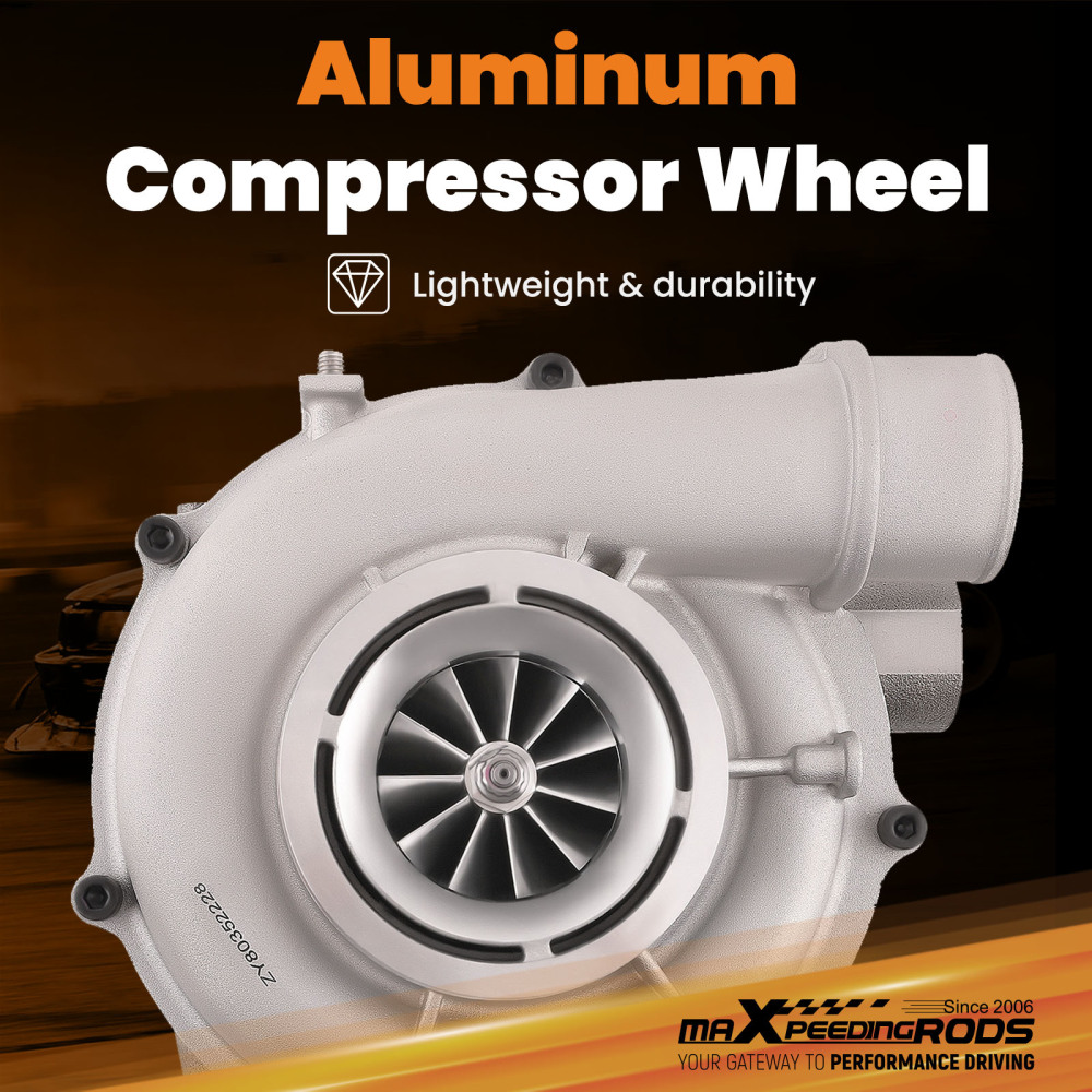 Turbocharger compatible for GMC Chevy Chevrolet 2500/3500 HD Pickup Trucks 6.6L Turbo