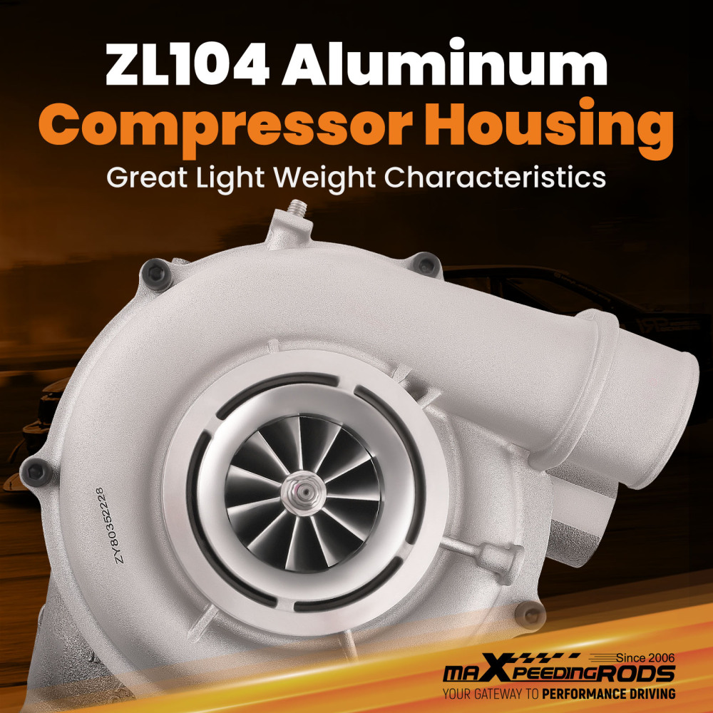 Turbocharger compatible for GMC Chevy Chevrolet 2500/3500 HD Pickup Trucks 6.6L Turbo