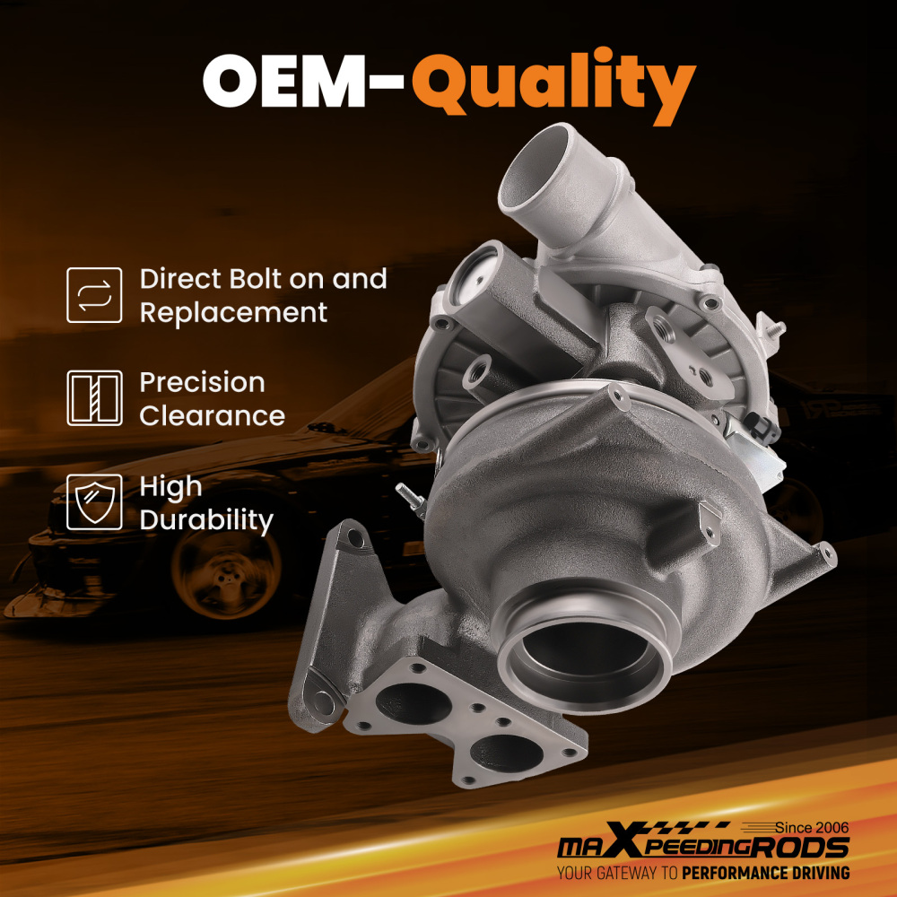 Turbocharger compatible for GMC Chevy Chevrolet 2500/3500 HD Pickup Trucks 6.6L Turbo