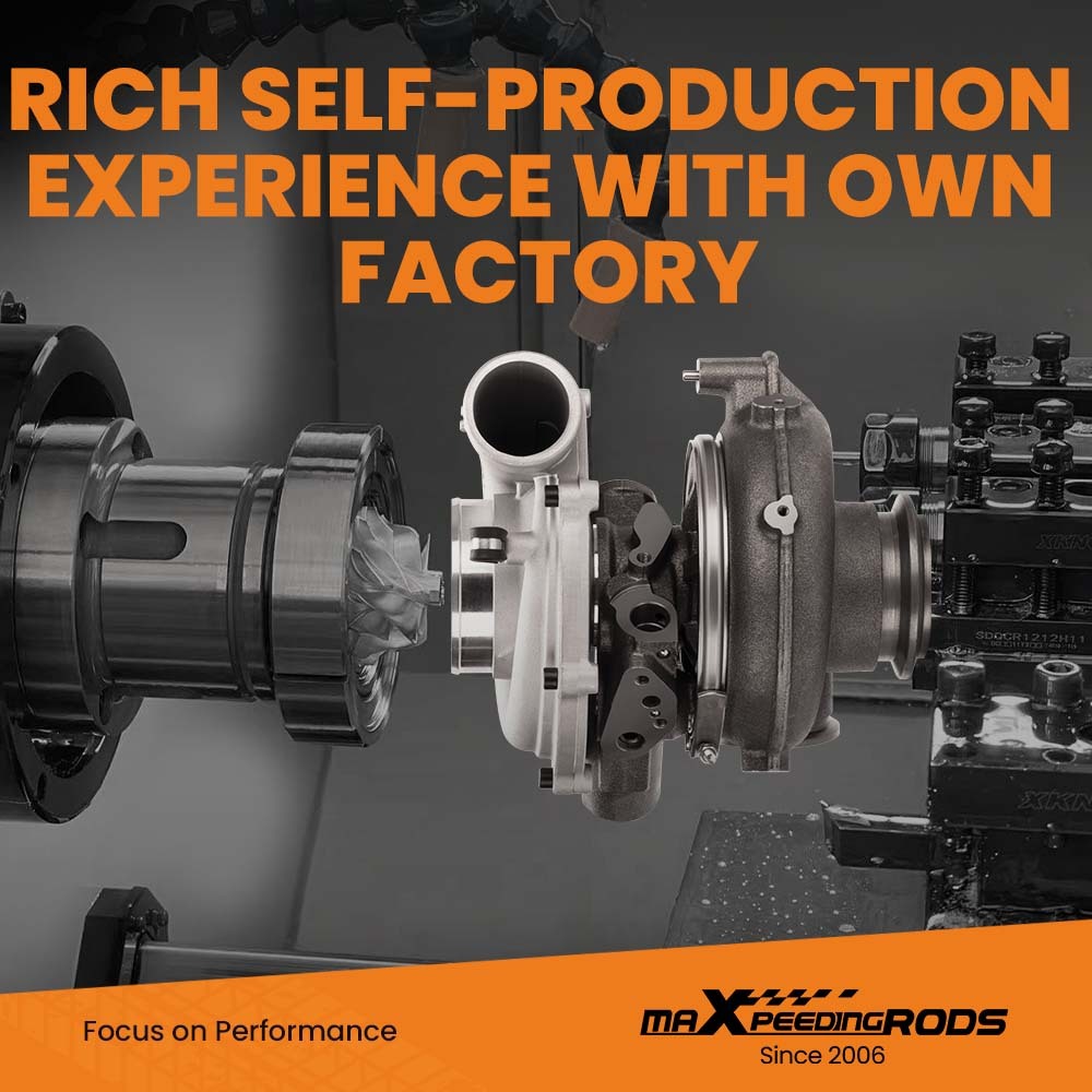 Turbo Compatible for Ford F-250, F-350 Truck compatible for Super Duty 6.0L Engine 2005-2007 Turbocharger with Billet Compressor Wheel