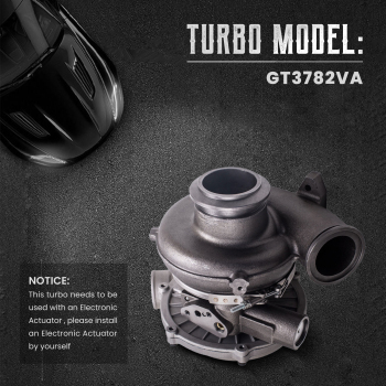 Compatible for Ford Powerstroke compatible for Super Duty F-350 6.0L 2004-2007 Turbo turbine for GT3782VA W/O eletrical aturator