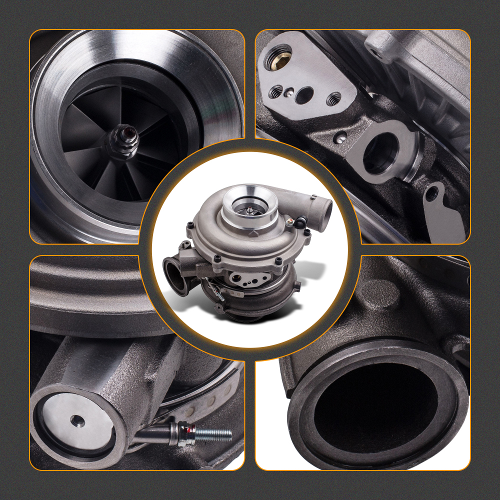 Compatible for Ford Powerstroke compatible for Super Duty F-350 6.0L 2004-2007 Turbo turbine for GT3782VA W/O eletrical aturator
