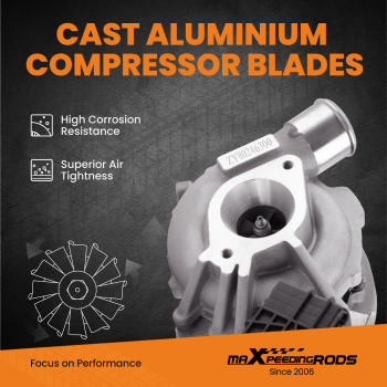 Compatible for Ford Transit 2.4 TDCi 140 BHP 103 kW LR018396 + electronic 52610	Turbocharger 