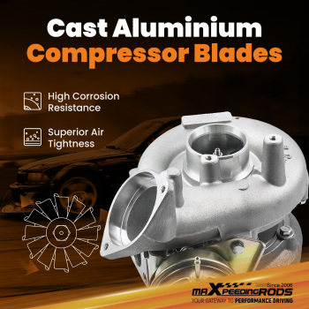 Turbocompresseur compatible pour BMW x5 Series 3.0 E53 + Collecteur déchappement 753392