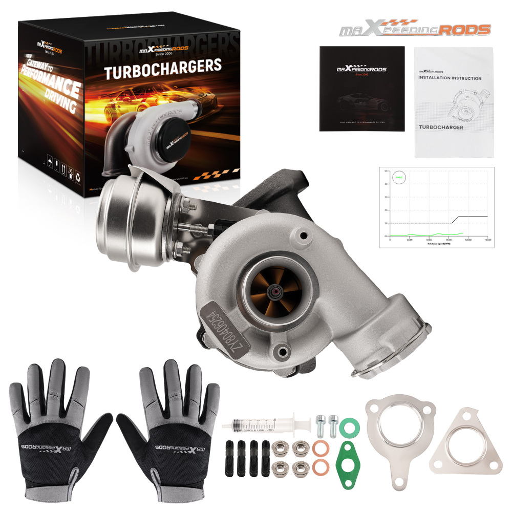 Street Turbocharger GT1749V 758219 compatible for Audi A4 A6 2.0TDI 140HP BRE BVG 2004-2008