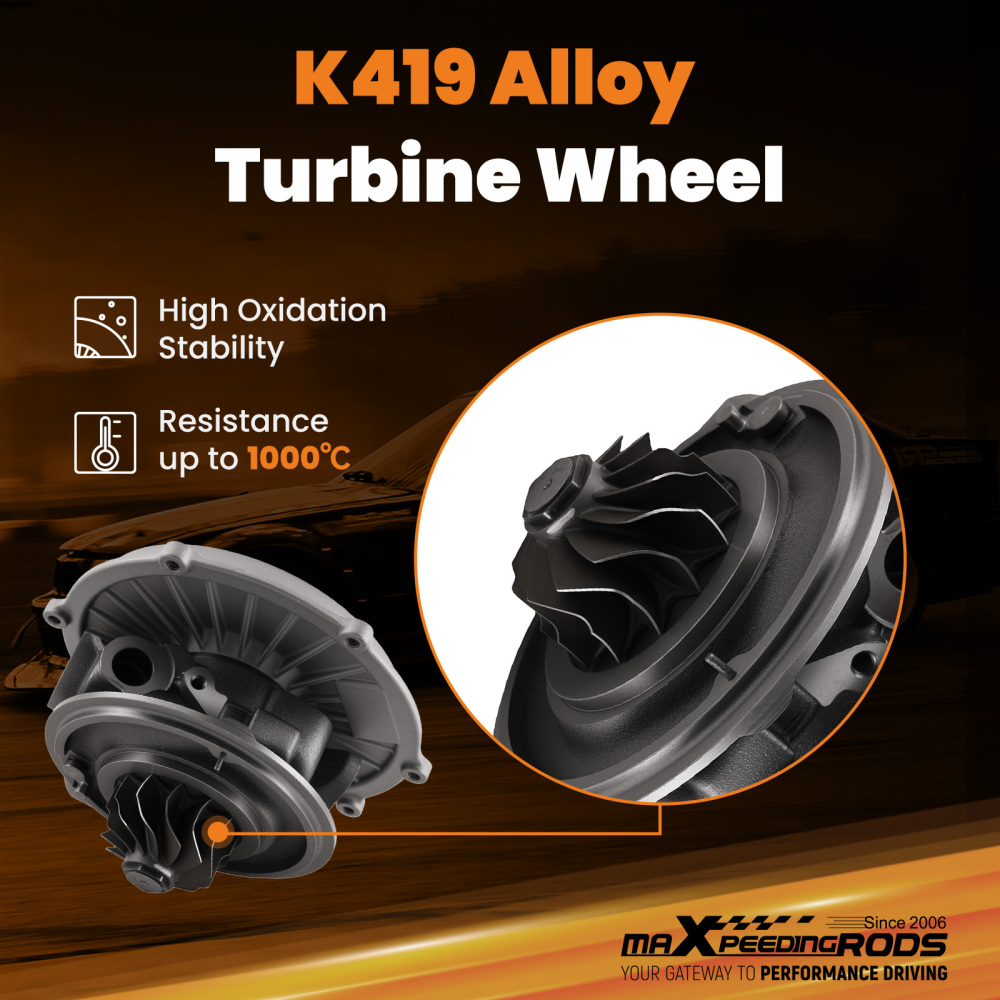 Turbo Chra Core compatible for GMC 6.6L LLY LBZ LMM compatible for Duramax Diesel 2004-2010 Billet Wheel