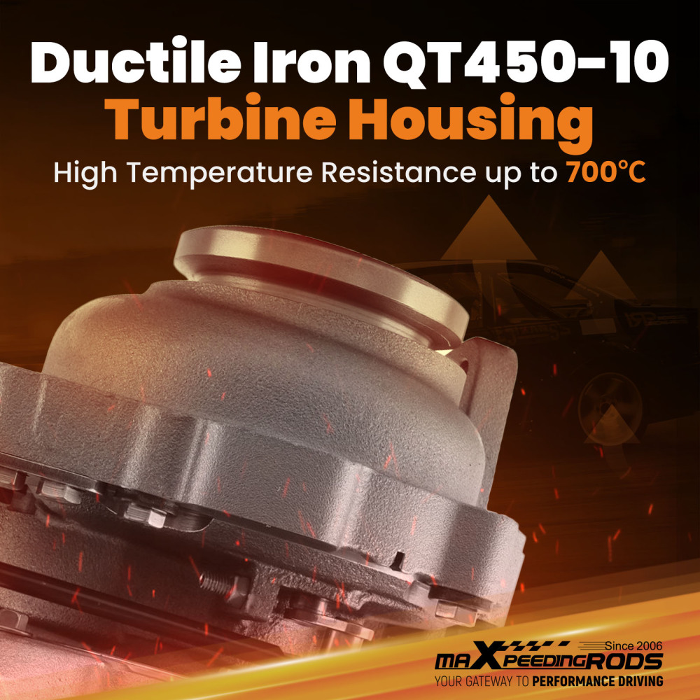 Turbocompresseur compatible pour VW T5 Transporter 2.5 TDI BNZ Engine 96KW 070145701RV204