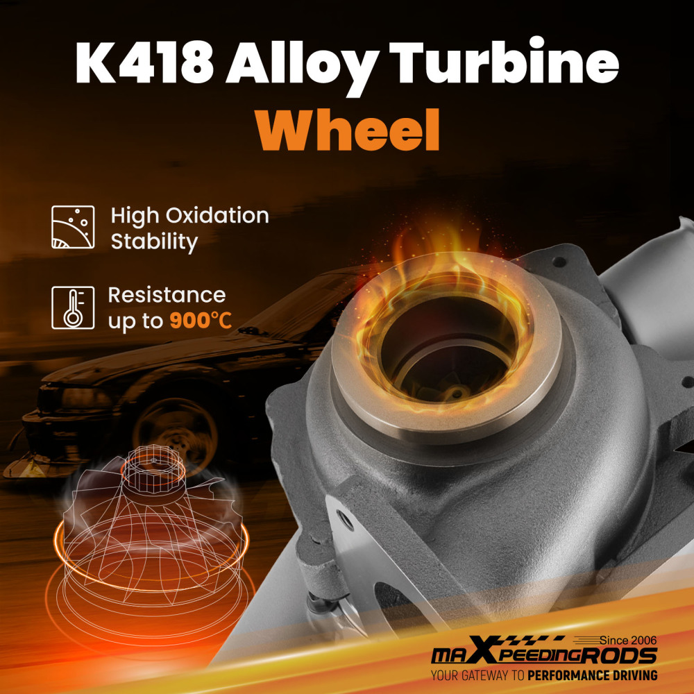 Turbocompresseur compatible pour VW T5 Transporter 2.5 TDI BNZ Engine 96KW 070145701RV204