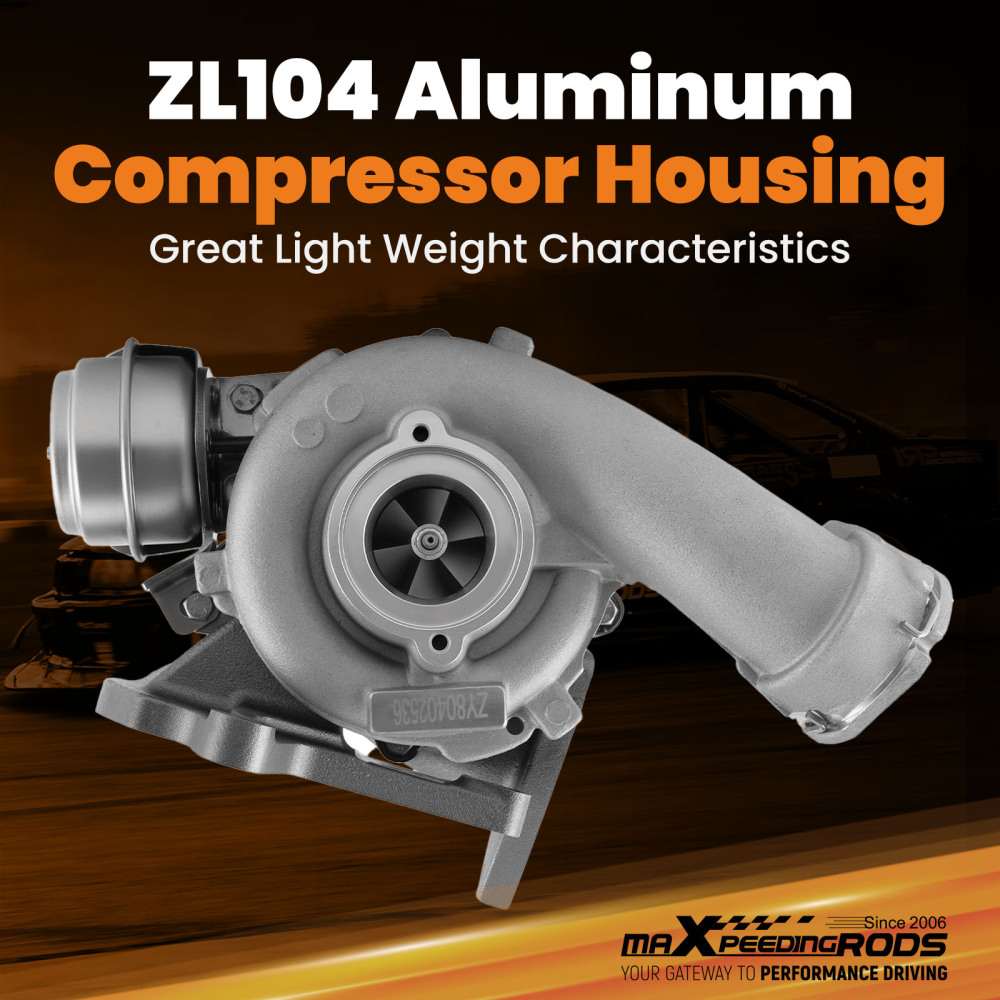 Turbocompresseur compatible pour VW T5 Transporter 2.5 TDI BNZ Engine 96KW 070145701RV204