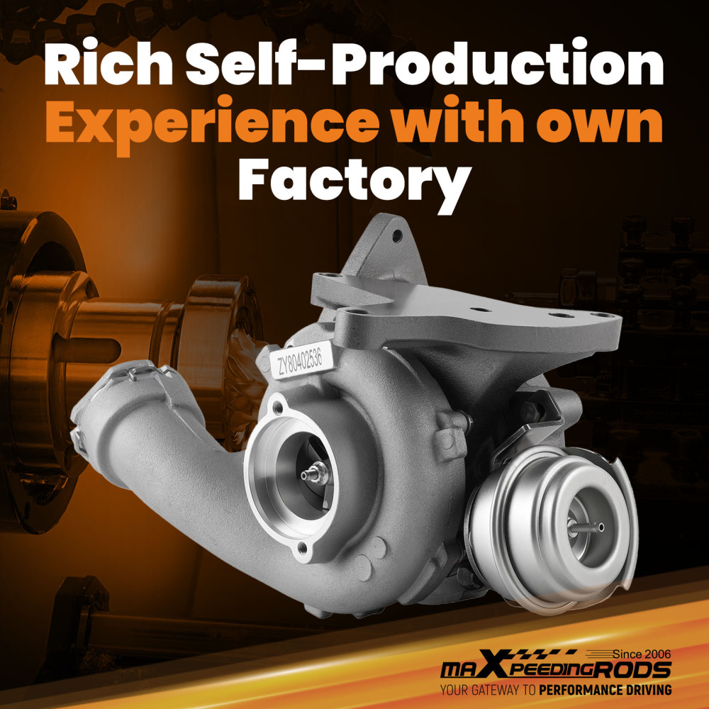 Turbocompresseur compatible pour VW T5 Transporter 2.5 TDI BNZ Engine 96KW 070145701RV204