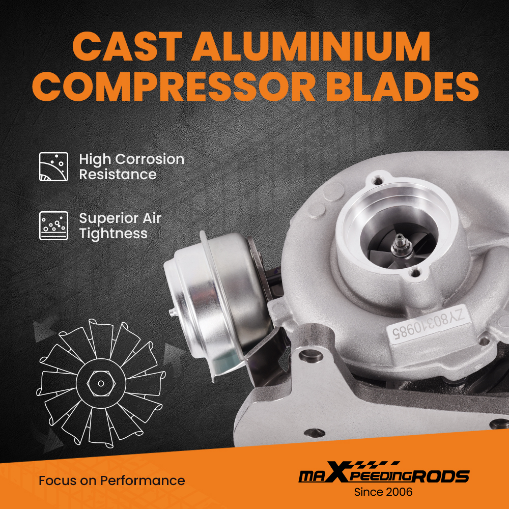 Turbocharger Turbo compatible for VW T5 Transporter Mk V 2003-2009 2.5 TDI BNZ 760698-0003