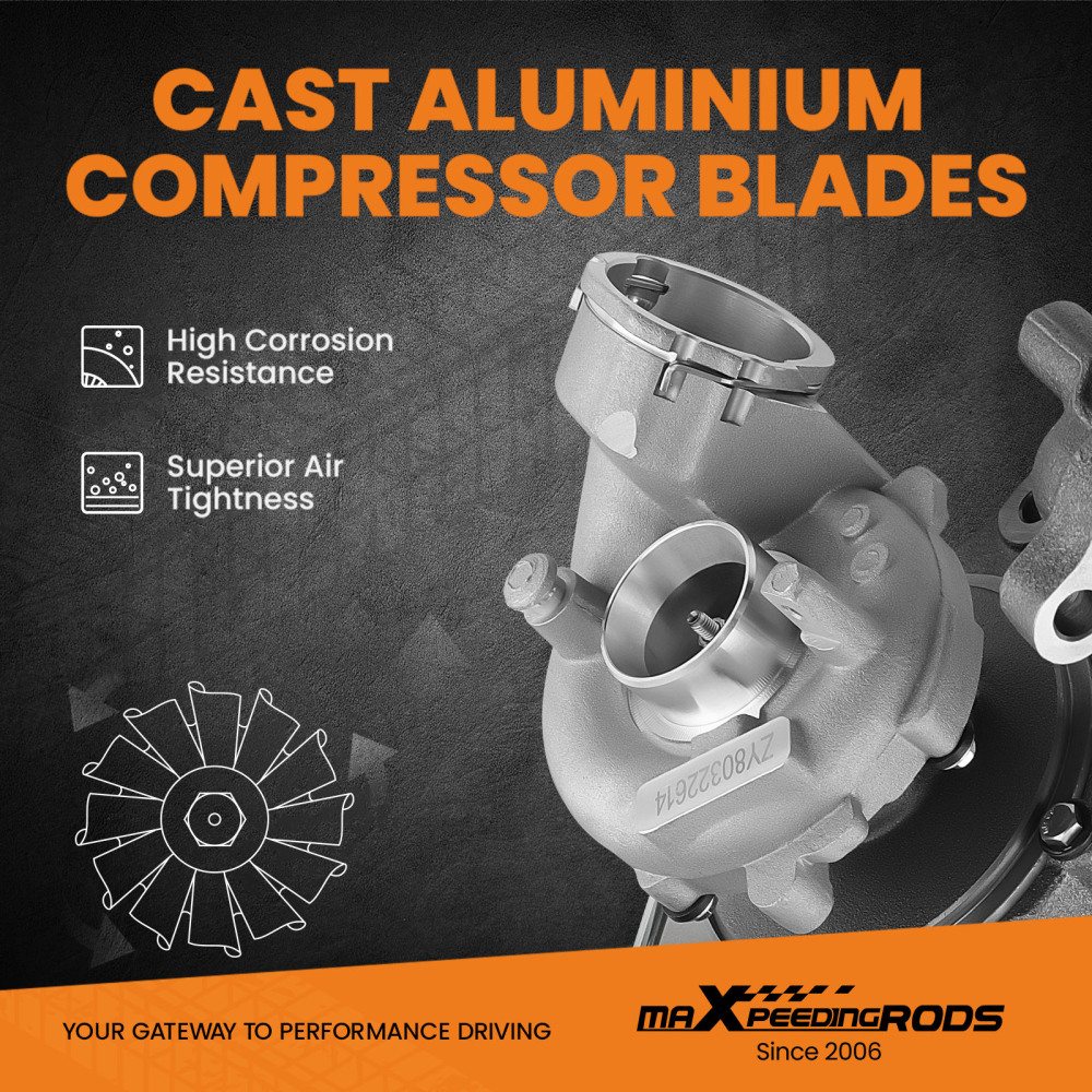 Turbo compatible for Charger compatible for Golf Passat B6 Superb Leon 2L 140hp BMP BMM765261-1 756867-1