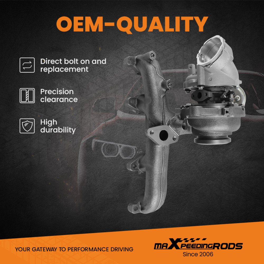 Turbo compatible for Charger compatible for Golf Passat B6 Superb Leon 2L 140hp BMP BMM765261-1 756867-1