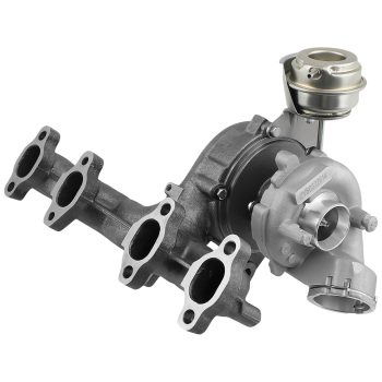 Turbo w/ Intercooler Pipe compatible for VW Passat B6 compatible for Golf 5 Seat Altea 2.0 TDI 140 hp