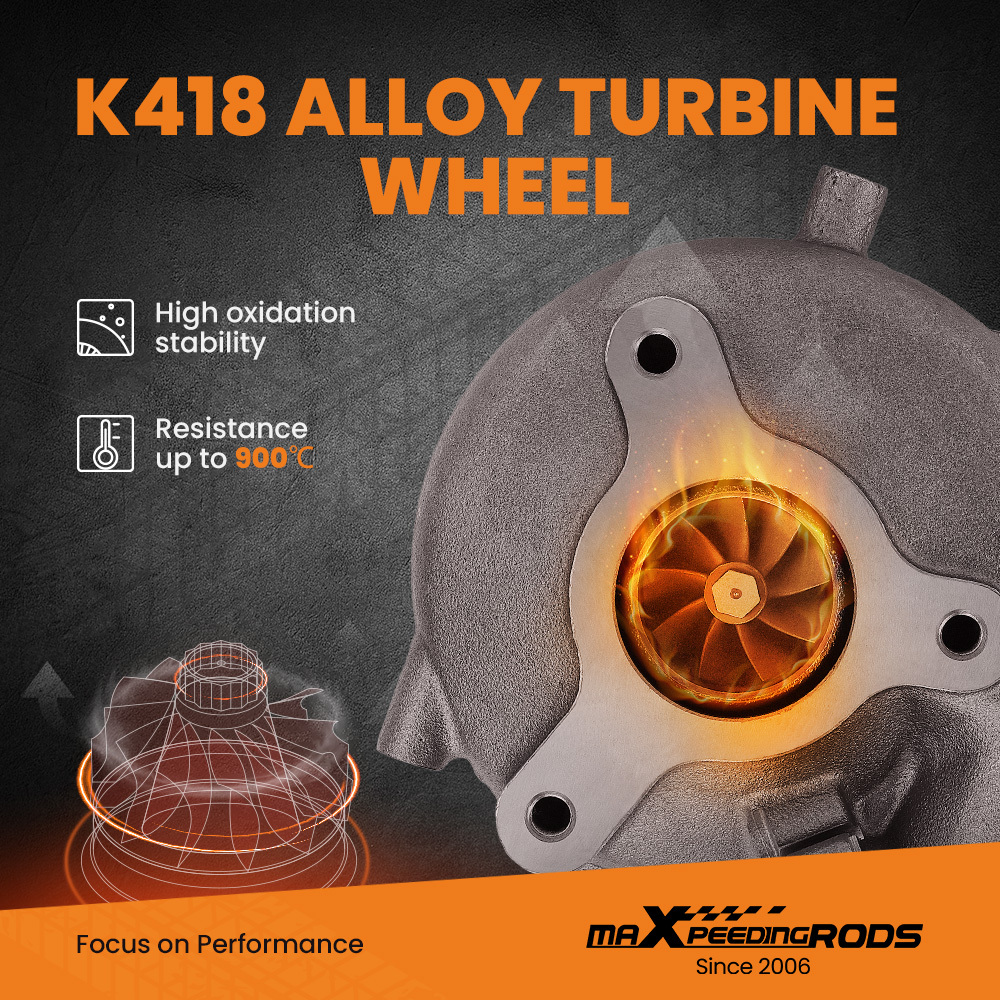 Water Cooled Turbocharger 769708 Compatible for Nissan Navara 2.5L YD25DDTI2006-