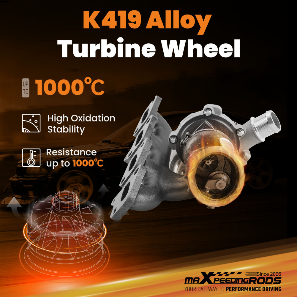 Billet Wheel Turbo Charger compatible for Chevrolet Cruze Sonic TraxBuick compatible for Encore 1.4T