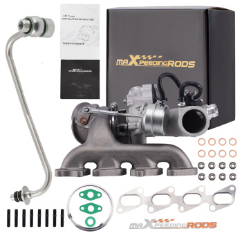 Billet TurboOil Feed Line Kit compatible for Chevrolet Chevy Trax Cruze Sonic 1.4L 140HP