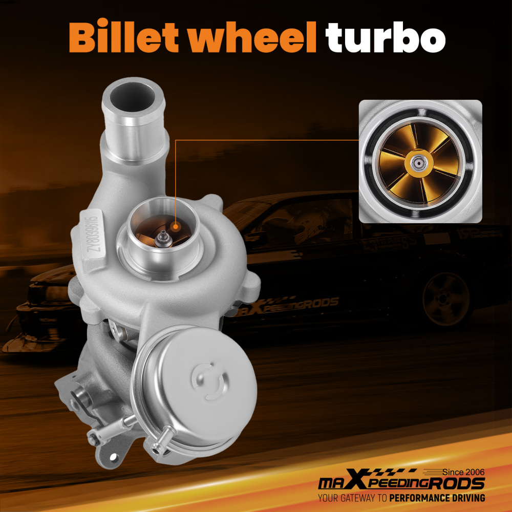 LH Upgraded Billet Turbo compatible for Ford Taurus Explorer Flex compatible for Lincoln MKS MKT 3.5 10-19